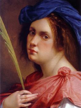 阿特米西亞 真蒂萊斯基 Self-Portrait as a Female Martyr